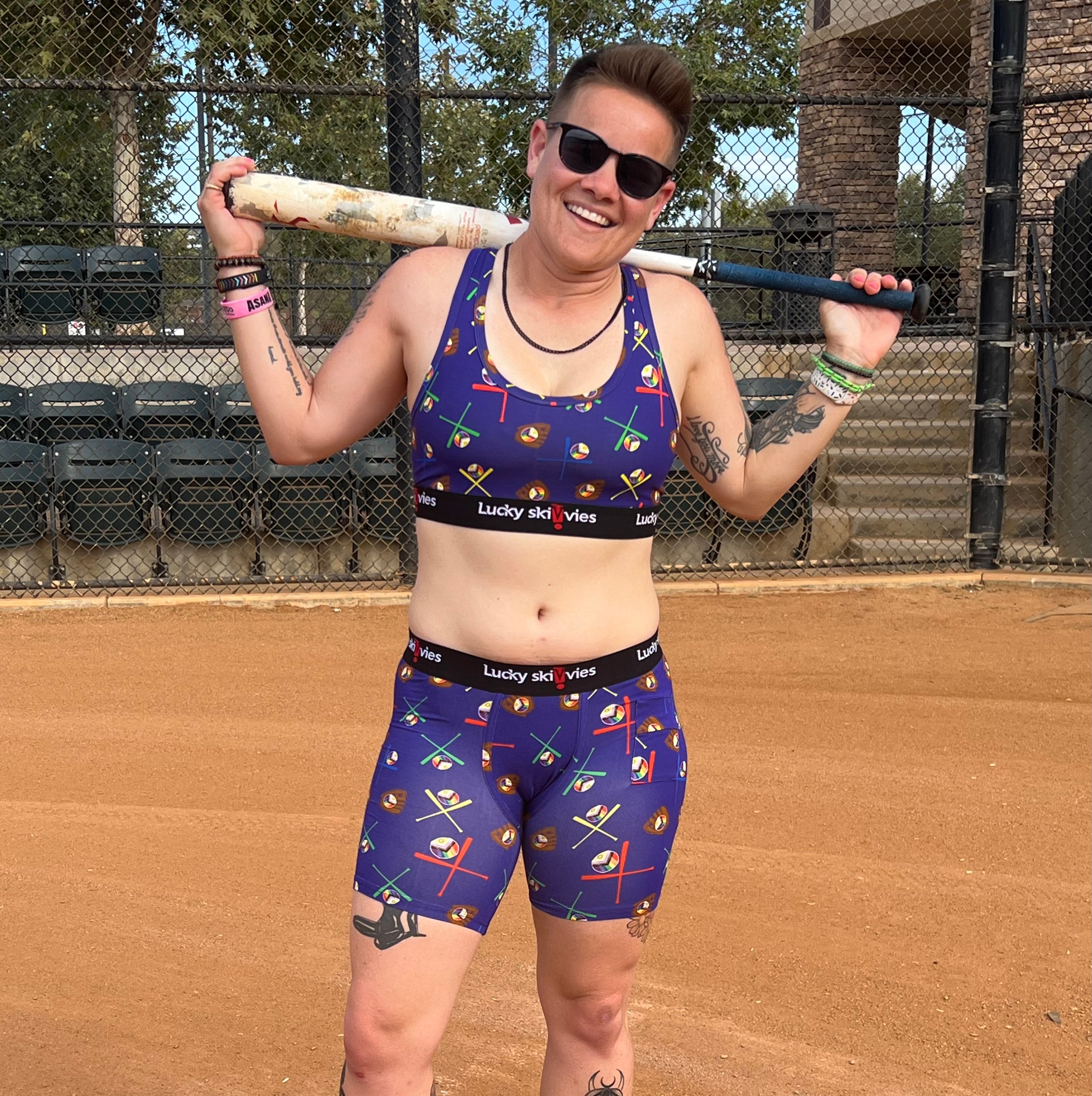 Pride Softball Set (Top & Bottom) - Lucky Skivvies