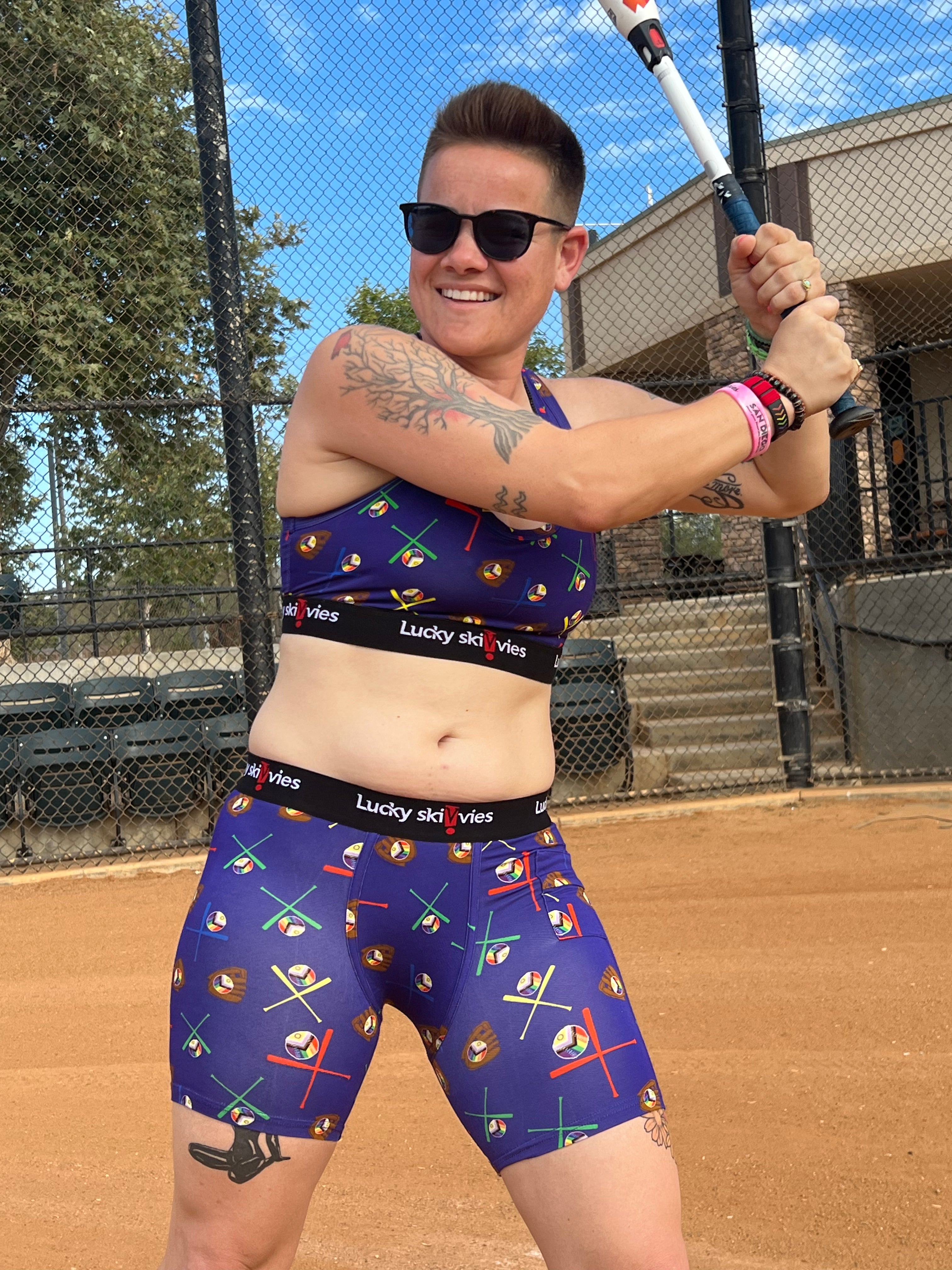 Pride Softball Set (Top & Bottom) - Lucky Skivvies