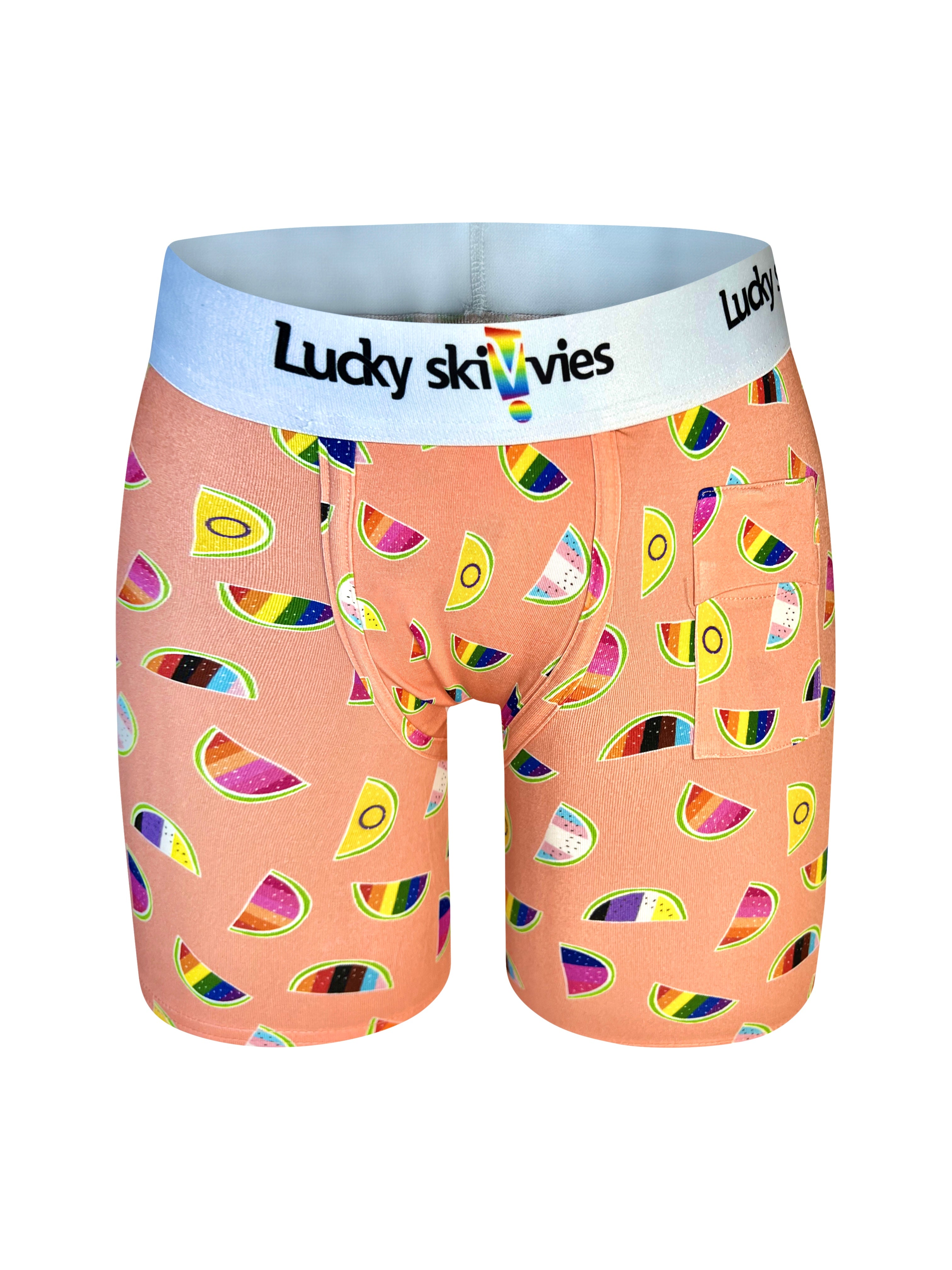 Lucky Skivvies - Boxer Briefs, Gender Neutral Boxer Briefs