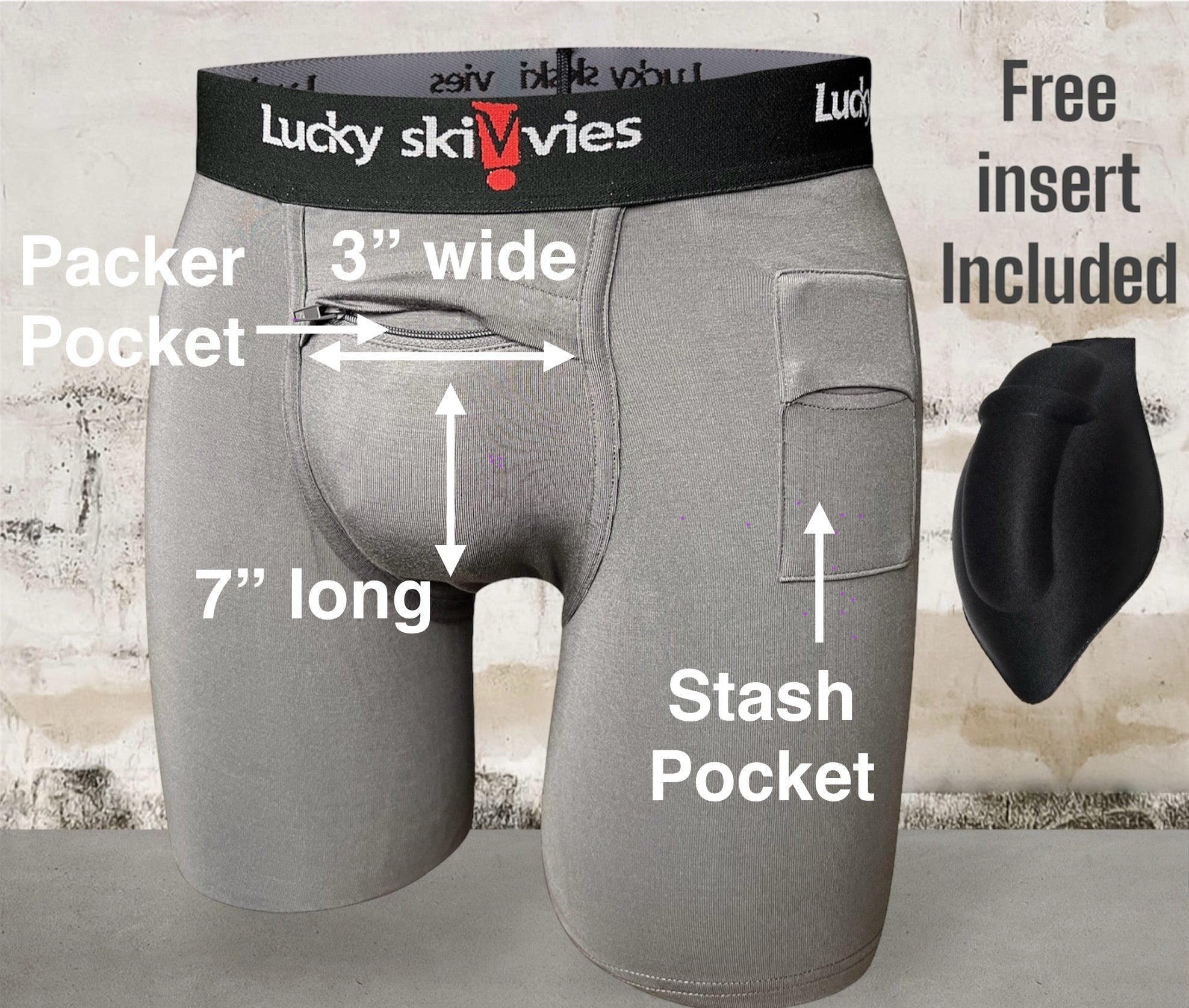 Lucky Skivvies - Boxer Briefs, Gender Neutral Boxer Briefs