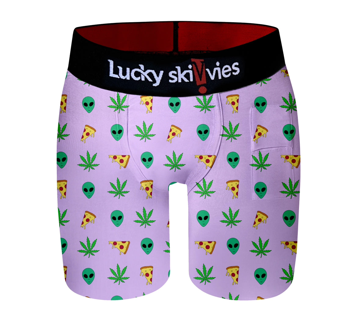 Pre-Order Alien Pizza Ganja (Shipping 01/13/2024) - Lucky Skivvies