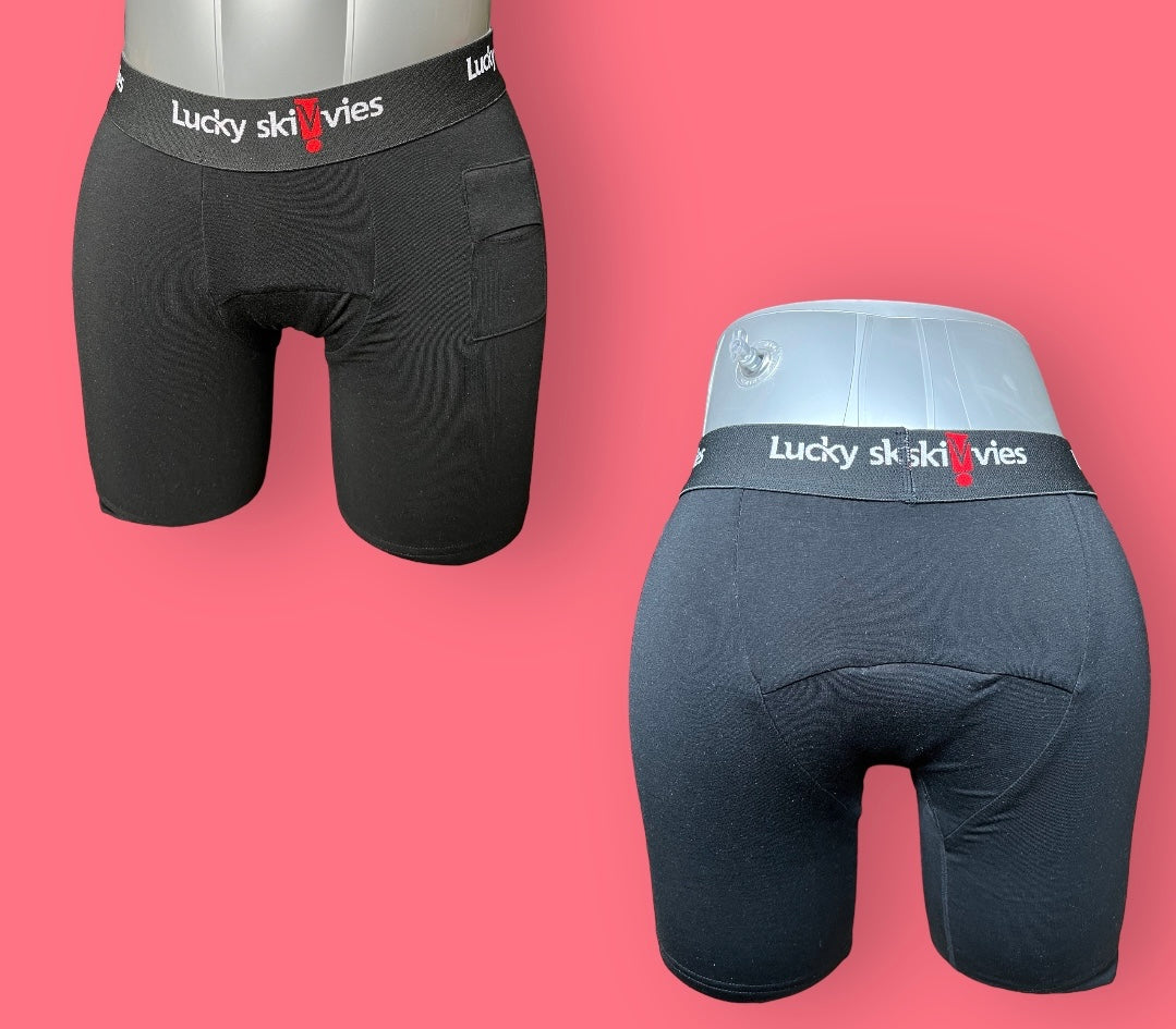 6" Pad/Liner Boxer Brief - Lucky Skivvies
