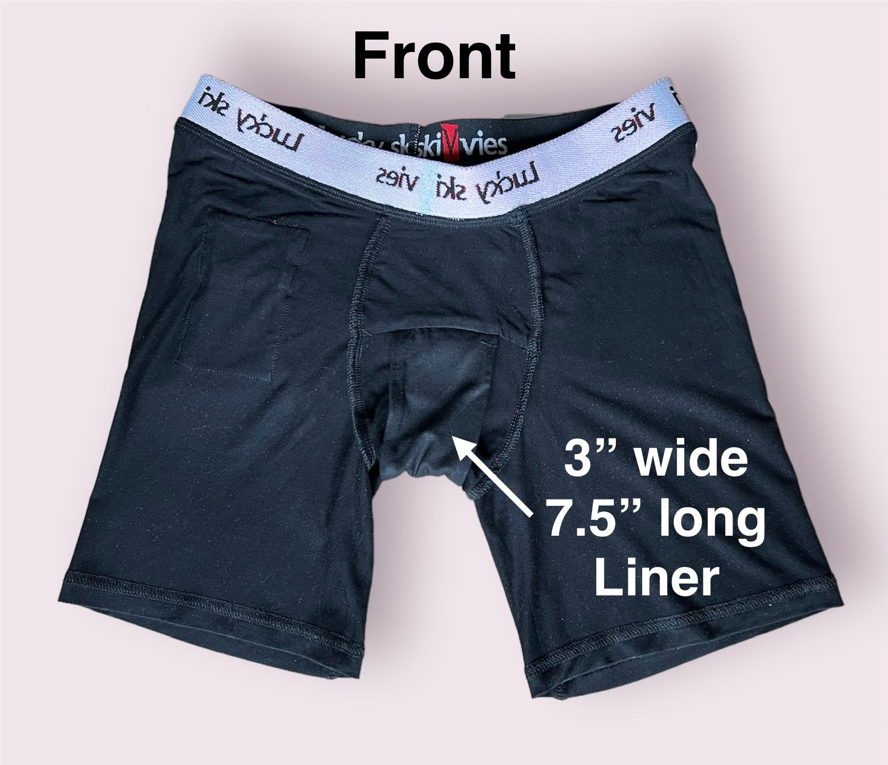 6" Pad/Liner Boxer Brief - Lucky Skivvies