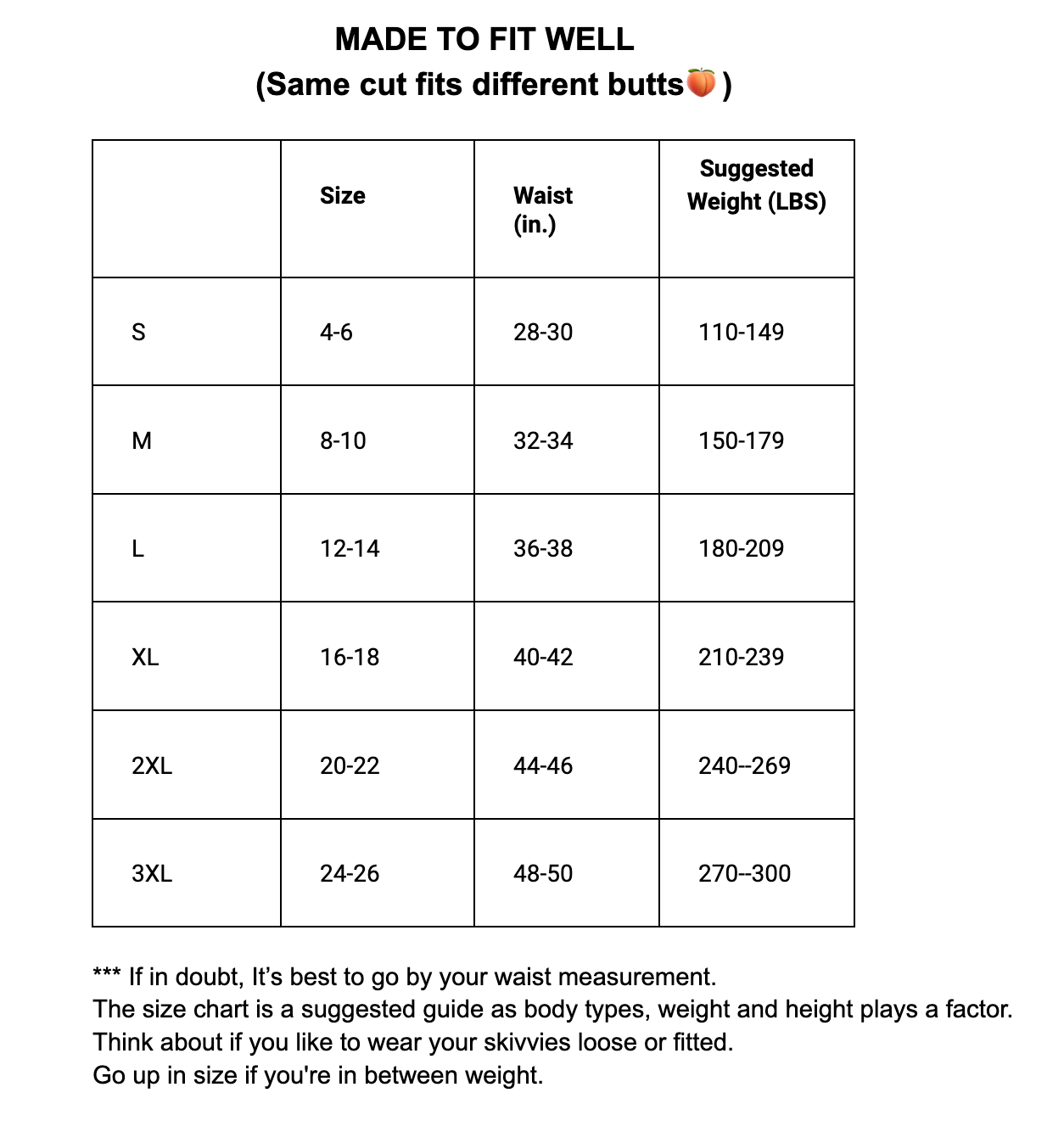 Black Skivvies - Lucky Skivvies