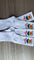 White Rainbow Smiley-face Socks - Lucky Skivvies