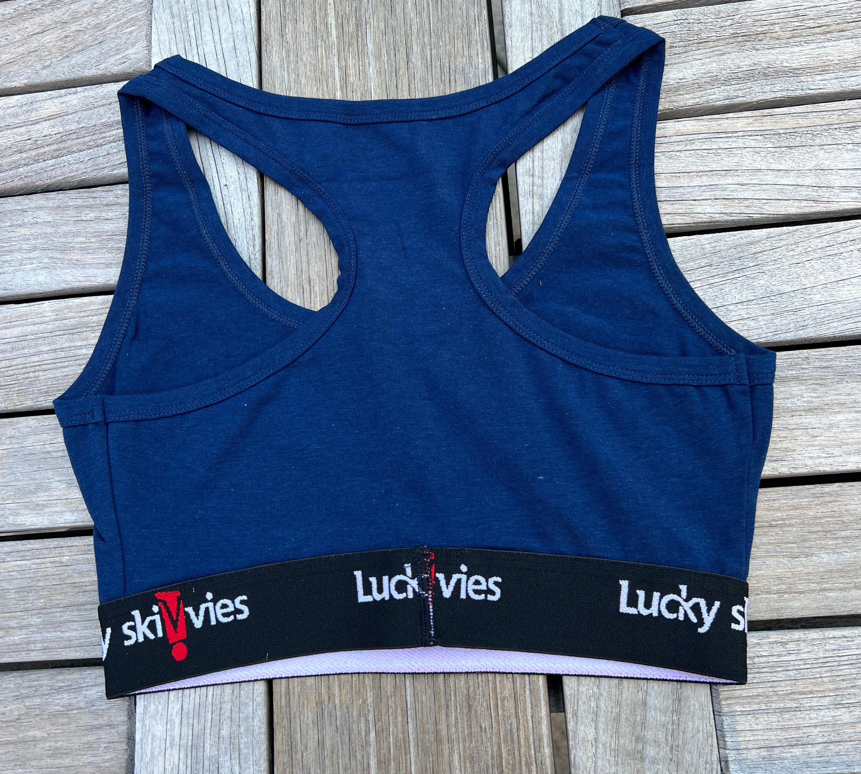 Navy Blue Sports Top - Lucky Skivvies