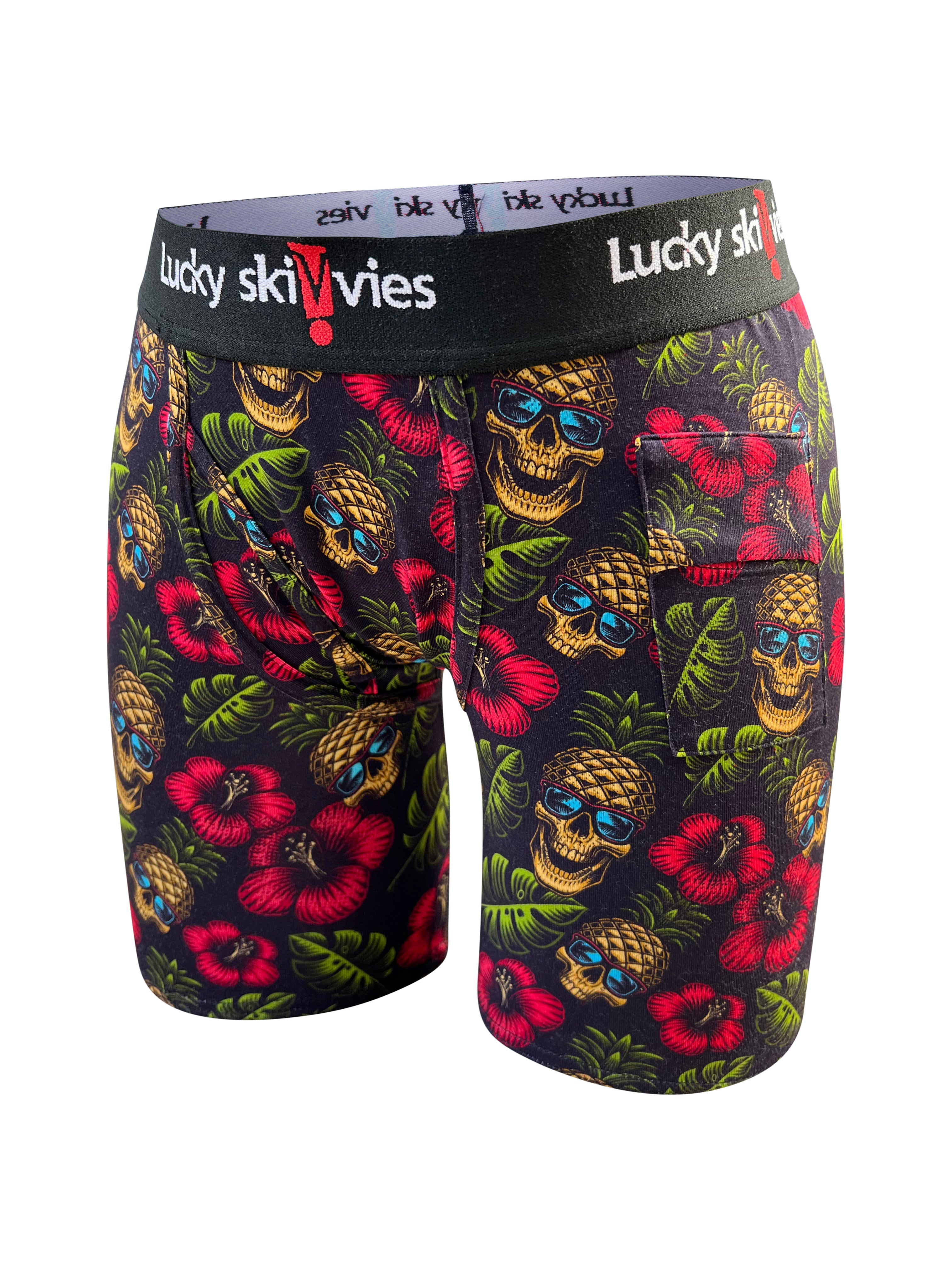 Hawaiian Skull Pineapples - Lucky Skivvies