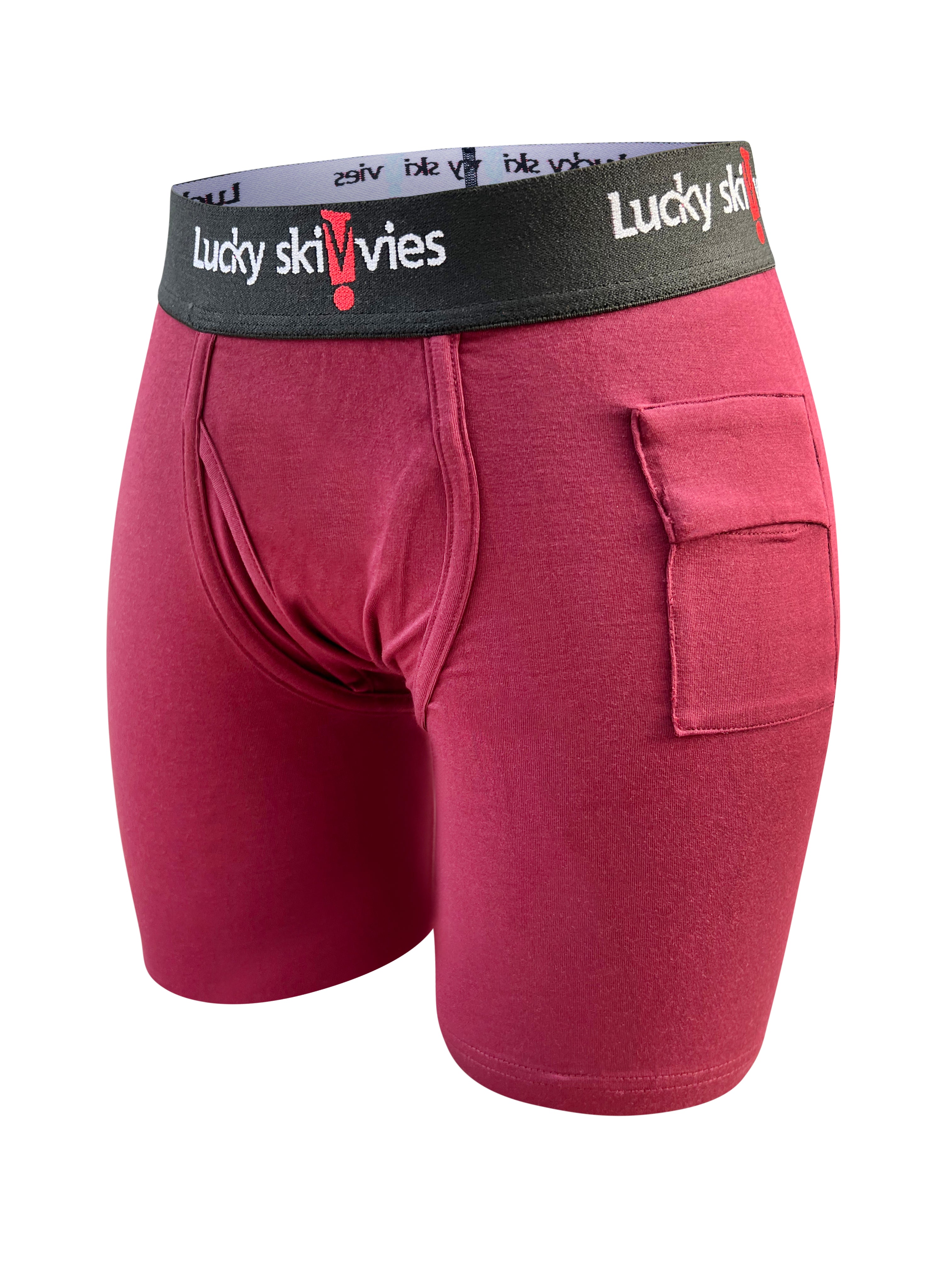 Burgundy Skivvies - Lucky Skivvies