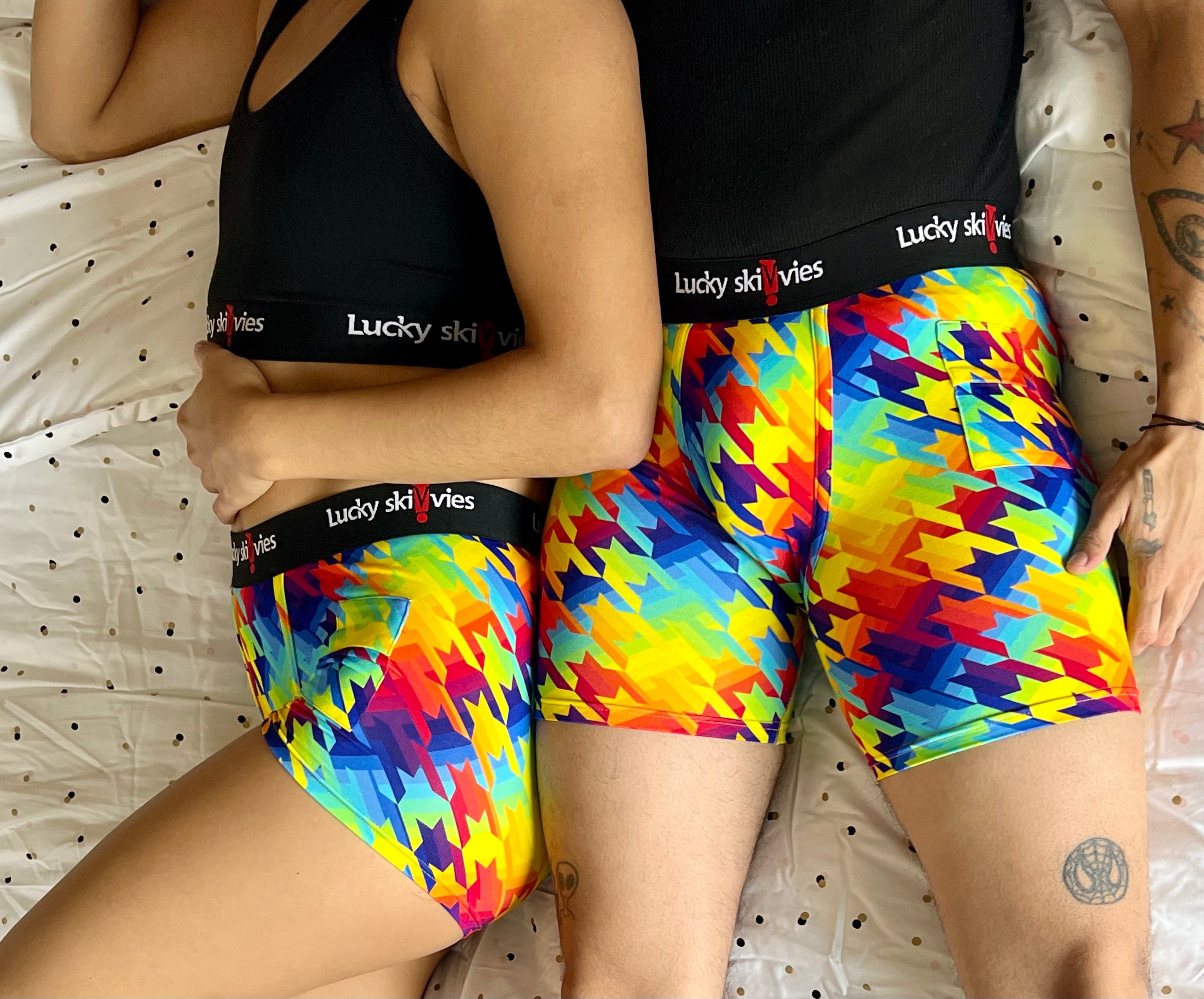 Lucky Skivvies - Boxer Briefs, Gender Neutral Boxer Briefs