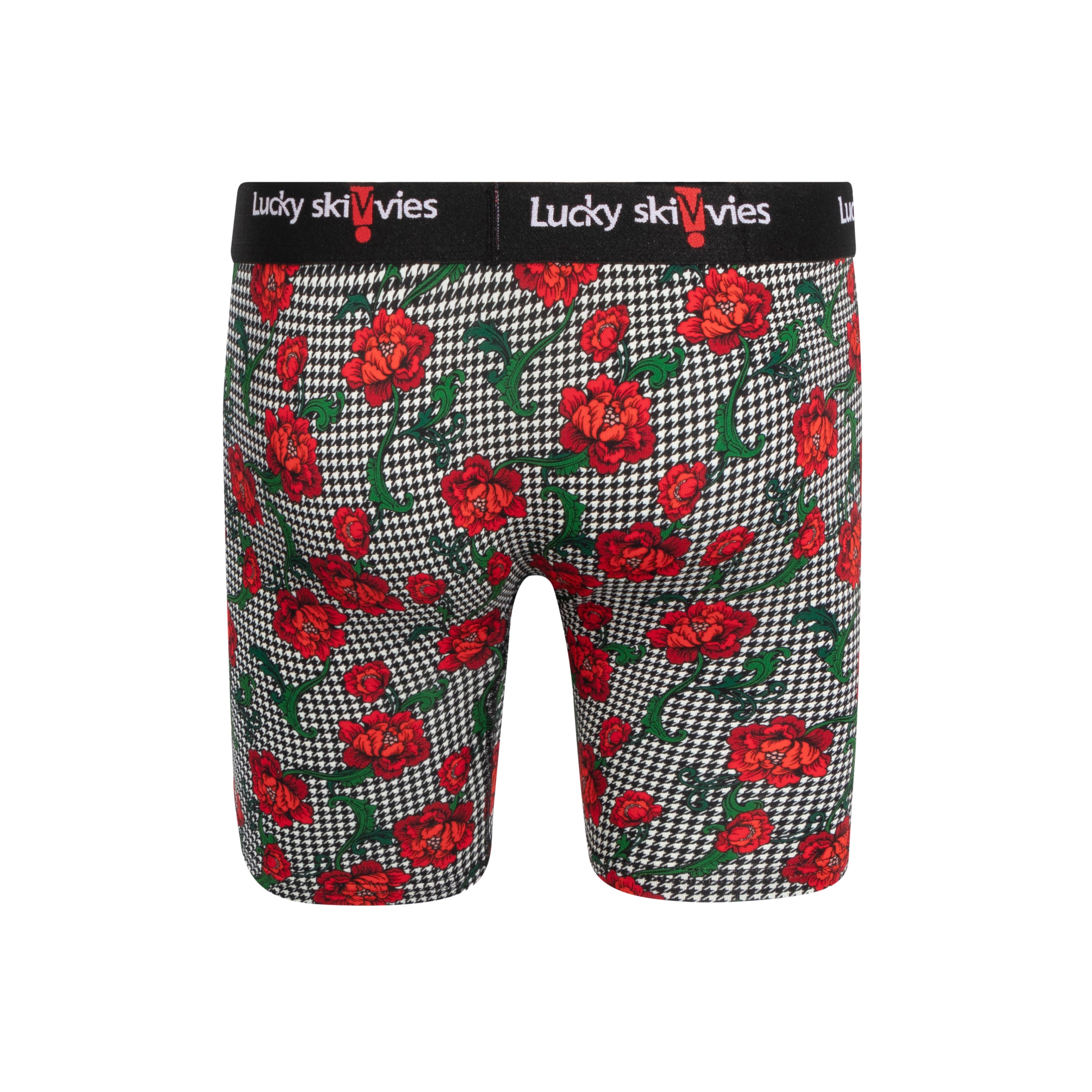 Roses in Harlem (Houndstooth) - Lucky Skivvies