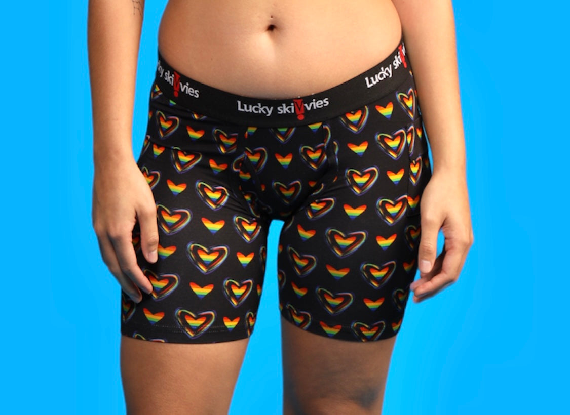 Rainbow Hearts - Lucky Skivvies