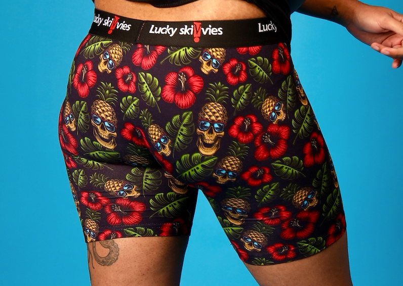 Hawaiian Skull Pineapples - Lucky Skivvies