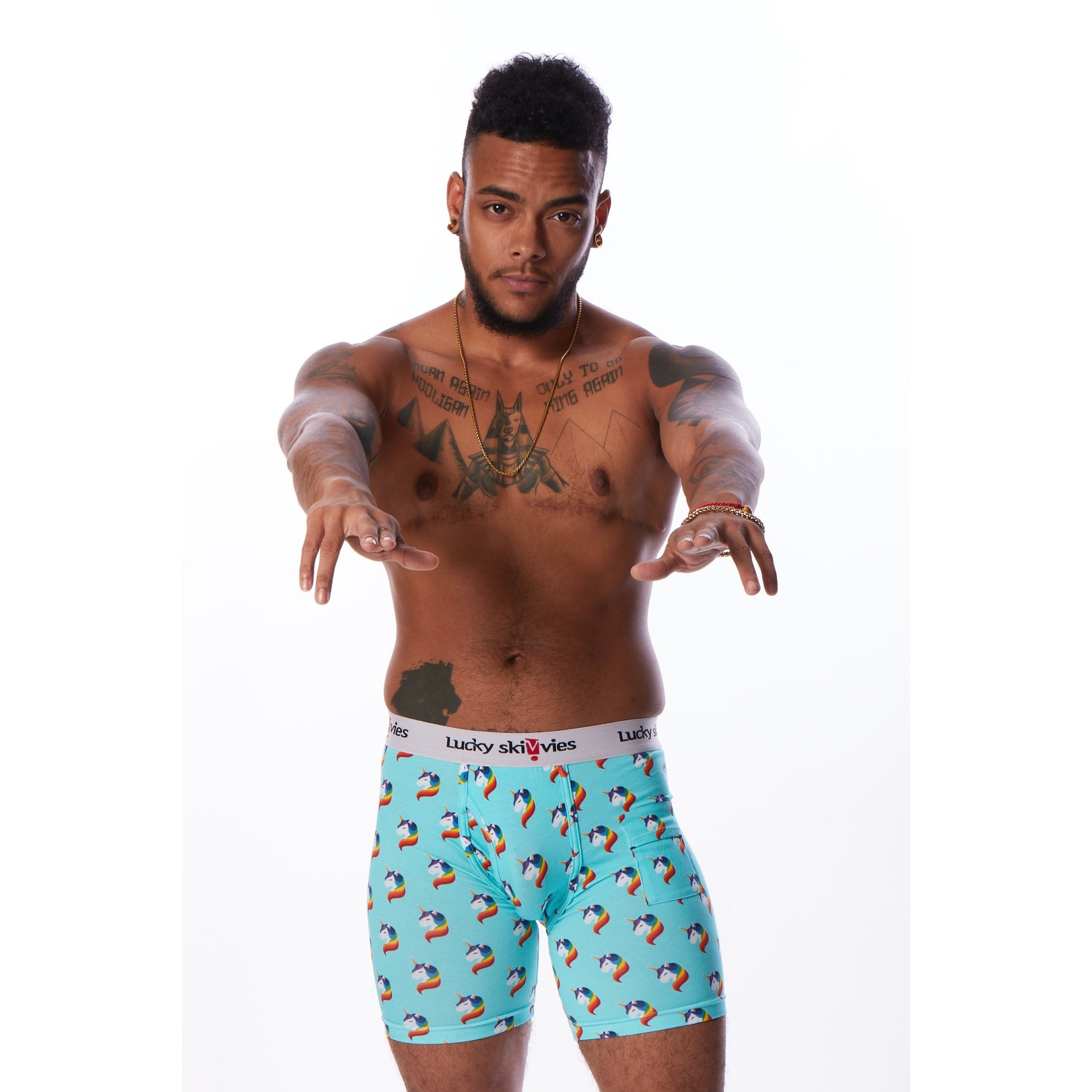 Lucky Skivvies - Boxer Briefs, Gender Neutral Boxer Briefs