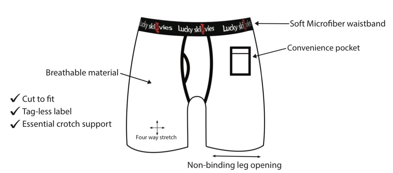 Rainbow Zebra - Lucky Skivvies